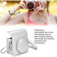 thumbnail image 2 of HELIAHOO Instant Camera Protective Case, PU Retro Camera Bag with Adjustable Removable Strap Rainproof Scratch Proof Protective Cover (Silver) UA24513-3718, 2 of 9