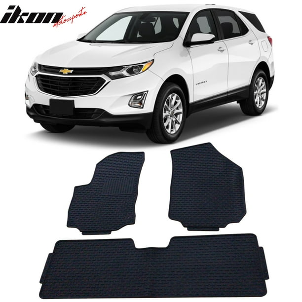 Compatible with 1820 Chevy Equinox Rubber All Weather Floor Mat Carpet