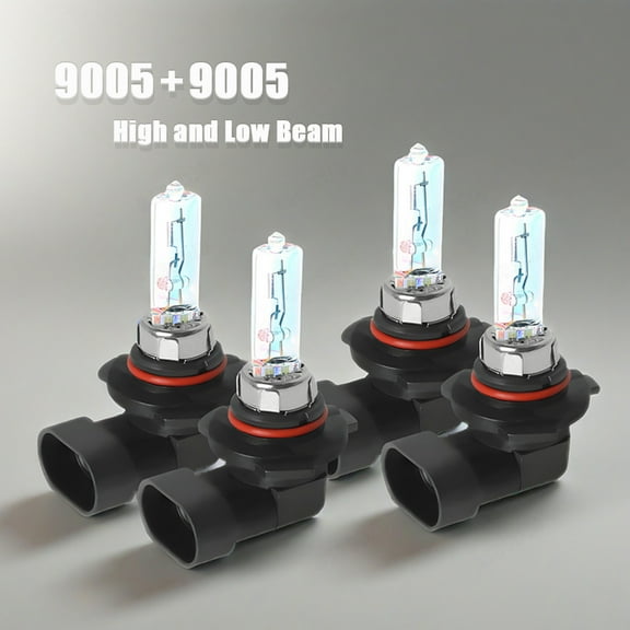 BSBSDJB For Hyundai Venue 2020-2023 Combo 4Pcs 9005 Halogen Headlight Bulbs High Low Beam