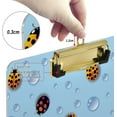 thumbnail image 3 of FMSHPON Ladybugs Blue Clipboard Hardboard Wood Nursing Clip Board and Pull for Standard A4 Letter 13x9 inches, 3 of 5