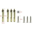 thumbnail image 4 of Heavy Duty Mantel Brackets, Large Metal Shelf, Wall Mounted Floating Triangle, 4 of 4