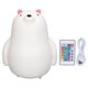 thumbnail image 1 of Luz de noche LED con forma de oso para guardería, luz de noche colorida, luz de noche para mesita de noche, carga USB, protección para los ojos, luz de noche para niños con control remoto, 1 of 10
