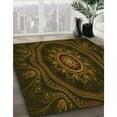 thumbnail image 3 of Ahgly Company Machine Washable Indoor Rectangle Transitional Dark Bronze Brown Area Rugs, 2' x 5', 3 of 7