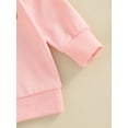 thumbnail image 5 of Sunisery Infant Baby Girl Boy Halloween Sweatshirt Outfits for Toddlers Letter Long Sleeve Sweater Pullover Tops, 5 of 7