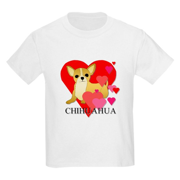 CafePress - Chihuahua Kids Light T Shirt - Light T-Shirt Kids XS-XL