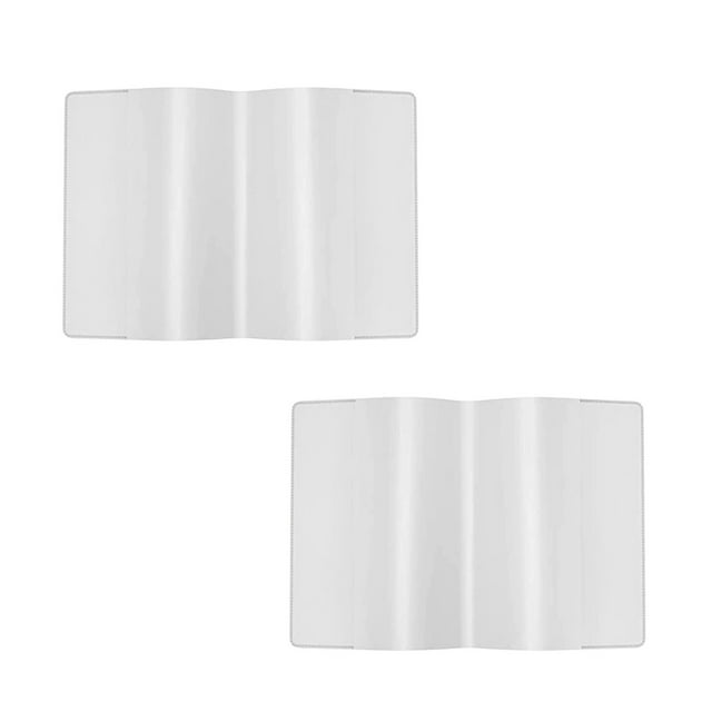 Fiudx Funda Protectora Transparente, Diseño Flexible y Duradero, Resistente Al Agua y La Suciedad, Ideal para Certificados de Vacunación y Pasaportes de Mascotas, Paquete Familiar de 4, Tamaño 13 X 9