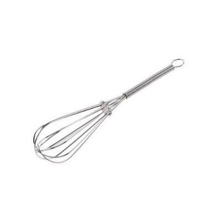US$ 7.98 - Handheld Balloon Wire Kitchen Whisk Stainless Steel Whisk with  Wood Handle - m.