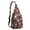 Black-26, variant on Sports Sling Backpack - Baseball, Football, Soccer, Basketball Print – Lightweight Crossbody Bag for Hiking, Gym, Travel – Athletic Gift for Sports Lovers