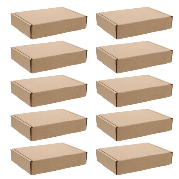 20pcs Shipping Boxes Corrugated Paper Packing Boxes Express Storage Paper Boxes