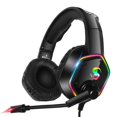 thumbnail image 1 of Auriculares para juegos Kubite con micrófono cancelación de ruido color negro, 1 of 5