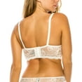 thumbnail image 3 of Youmita Women's Floral Lace Underwire Bra, White 34C, 3 of 3