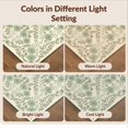 thumbnail image 7 of Design&I 5'x7' Washable Area Rug Snag-Free, Skid-Resistant Sage Cream Farmhouse Trailing Vine Delicate Sprigs Bathroom Waffle for Dining Room, Under Table, Home Office, 7 of 7