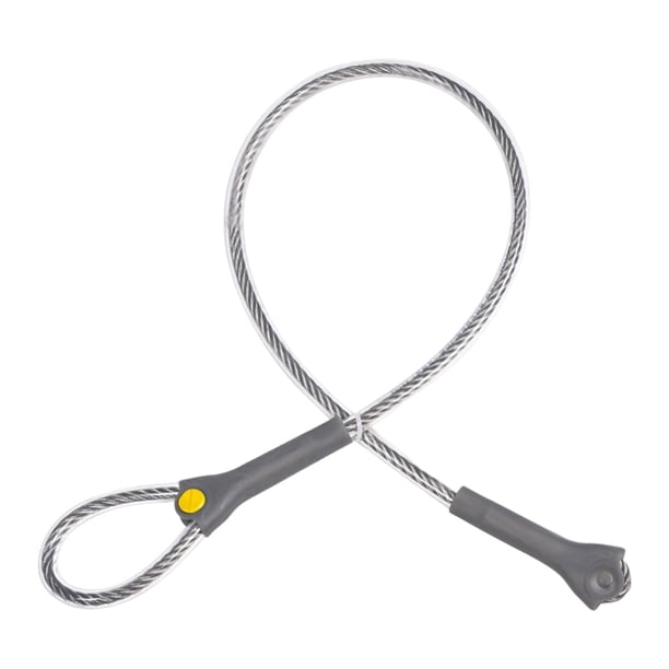 Anclaje de cable para herreros, construcción al aire libre, protección anticaídas, 25 kN, 7 mm 100 centímetros