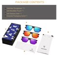 thumbnail image 3 of Gafas de Sol VANLINKER Cuadradas Polarizadas UV400 Paquete de 3 para Hombre y Mujer, 3 of 3