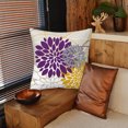 thumbnail image 3 of CANX Elegant Colored Throw Pillows Farmhouse Outdoor For Home Living Room Sofa Couch Bed Modern Floral Linen Square Cushion Set Of 2 One Size Utility, 3 of 4