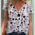 thumbnail image 1 of T-shirt imprimé SnoAmendments pour femmes, haut à la mode, motif minimaliste, vêtements de rue décontractés pour femmes, été, nouveau, 1 of 4