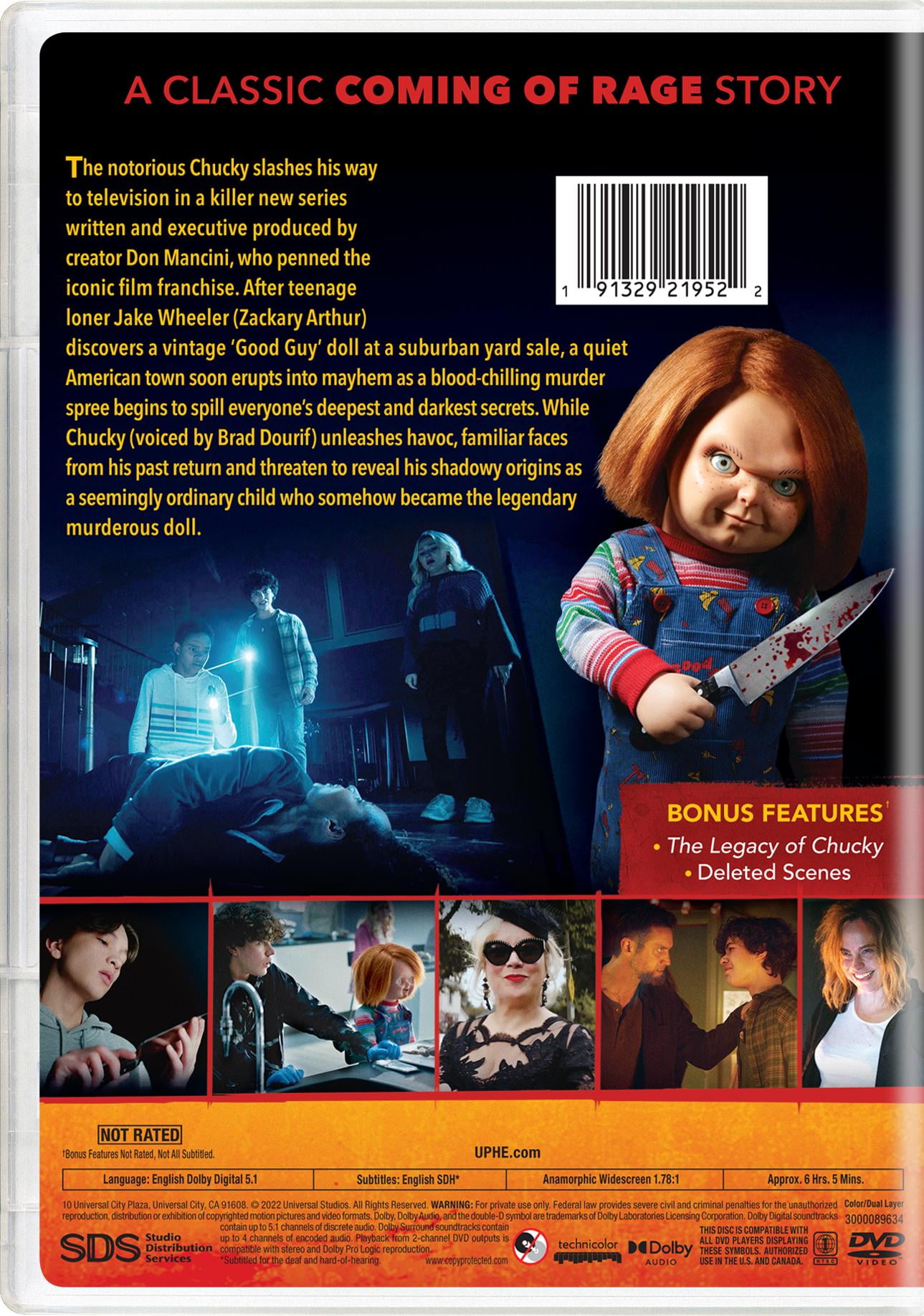 Chucky: Season One (DVD) - Horror Thriller Series by Syfy