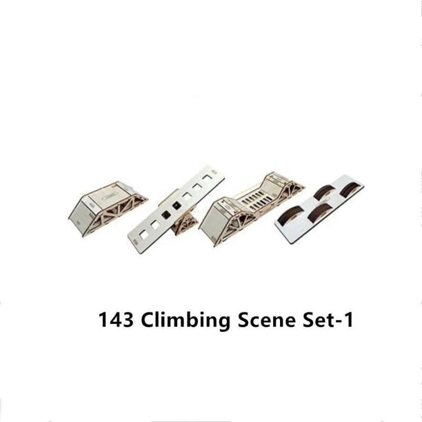 1:43 Ldarc X43 simulación Rtr Crawler Rc coche a tiempo completo 4wd escritorio todoterreno Control remoto Mini vehículo de escalada juguete y piezas