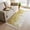Yellow, variant on Yellow Eucalyptus Leaves Kitchen Runner Rug 2'x4', Spring Floral Summer Botanical Washable Rug with Tassels, Non Slip Woven Cotton Bathroom Rugs Hallway Carpet for Foyer Bedroom Entry Back Door Decor