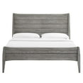 thumbnail image 5 of Modway Georgia 3-Piece Rubberwood and MDF King Bedroom Set in Gray, 5 of 10