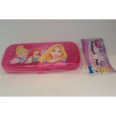 - Princess Flatware Gopak with Case by, •Kid's reusable fork and spoon flatware set with case by Zak Designs By Zak