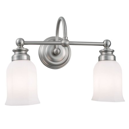 

Norwell Lighting - Emily - Two Light Wall Sconce-Brush Nickel Finish