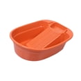 thumbnail image 4 of veasfak Hand Wash Basin Laundry Wash Tub with Washboard Non Slip Washing Clothes Laundry orange, 4 of 9