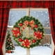 thumbnail image 5 of Ireezec Christmas Wreath with Bow Golden Balls Pinecones, Holiday Floral Door Hanging Decor for Indoor Outdoor Wall Window Decoration, Festive Seasonal Home Accent, 5 of 6