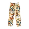 thumbnail image 4 of Balery 70s Hippie Style print Men's Pajama Pants,Ultra Lightweight Pjs,Lounge Pant-X-Large, 4 of 9