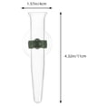 thumbnail image 2 of Luxshiny 8Ud De Transparente Para De Tallo Uso Doméstico Con Tapa Plástica, 2 of 8