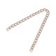 thumbnail image 2 of Cadena de bordillo de 10 metros DIY Almacenamiento conveniente Cadena de bordillo decorativa de cobre duradera para accesorios de artesanía de joyería Oro, 2 of 8