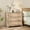 3 drawers(1pc), variant on Holliwill 29.5"W Nightstand with Charging Station, 3 Drawers Dresser,  Rattan Bedside Table Boho Bed Side Tables End Table with Type-C, USB Port for Bedroom, Natural Oak