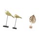 thumbnail image 5 of Esculturas Modernas De Pájaros De Madera Y Hojas De Metal, Adornos Creativos Con Forma De Animales Y Hojas Para Escritorio, Dormitorio, Mesa, Decoración Del Hogar, Estilo Nórdico Abstracto., 5 of 8
