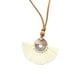 thumbnail image 1 of Sonducket Collar de tela para mujer, colgante de moda, collares de decoración, adorno de joyería, regalos para fiesta de boda, trabajo diario Ropa, zapatos y accesorios Miscelánea Beige Sonducket AP014599-06, 1 of 6