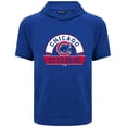 thumbnail image 2 of Men's Levelwear Royal Chicago Cubs Phase Banner Arch Hoodie T-Shirt, 2 of 3