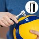 thumbnail image 5 of 1 juego de bomba de aire manual para balón deportivo, para bicicleta, baloncesto, fútbol, voleibol y rugby., 5 of 8