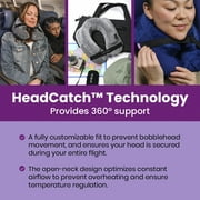 Cabeau AirTNE Inflatable Travel Neck Pillow, Lightweight, One Size, Midnight Black