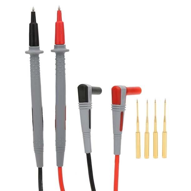 Prueba P1505 150cm 1000V/10A Multímetro Universal Cable De Prueba Cable De Sonda Envoltura De Silicona Aguja De Cobre