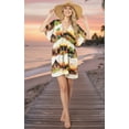 thumbnail image 3 of HAPPY BAY Women's Loose Swing Swimsuit Swimwear Cover Ups Tops XL-XXL Ebony, Island Car Hula Dancer, 3 of 5