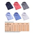 thumbnail image 2 of Fashnice Chemises pour Hommes Col à Revers Chemise Tunique Boutonnée Blouse Décontractée de Vacances Bleu Marine TG, 2 of 2