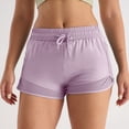thumbnail image 2 of HAIJIE Women Swim Shorts Casual Shorts Drawstring Cute Shorts Casual Shorts Going Out Shorts for Girlfriend Women Travel and Light Exercise, 2 of 5