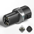 thumbnail image 1 of HAYAN QIAO J1772 to Tesla Charger Adapter, Up to 80A 250V - J1772 to NACS Adapter for Charge Tesla EVs at J1772 AC Charger Station, Silver-Plated Efficient Charging Design - [Only for Tesla Car], 1 of 1
