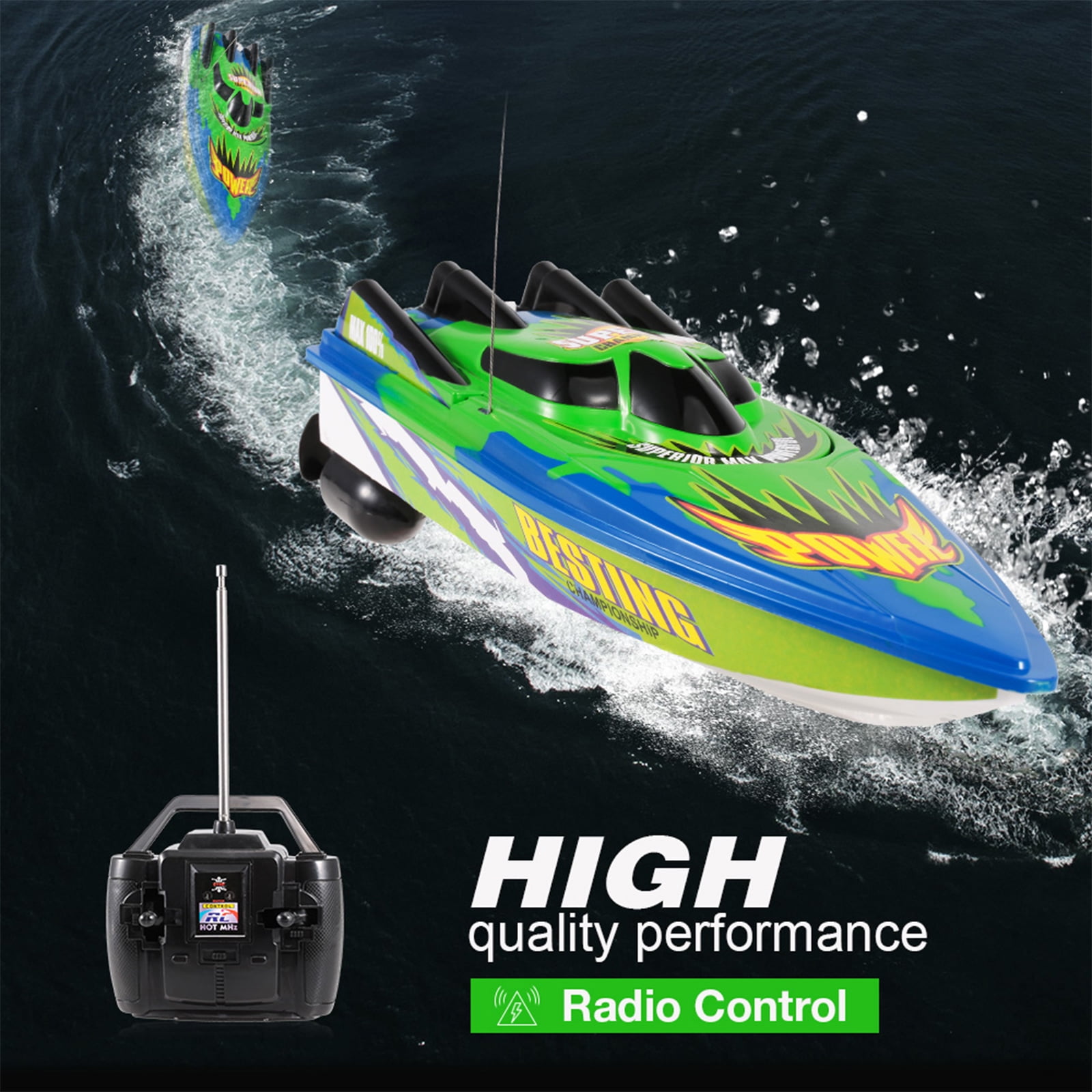 Details about   RC Boat for Pools and Lakes Remote Control Boats for Kids Adults 2.4Ghz Radio... 