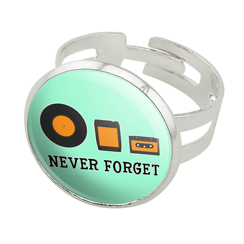 Never Forget Music Record 8 Track Cassette Vinyl Silver Plated ...