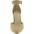 thumbnail image 3 of Madden Girl Womens Saaxon Faux Suede Ankle Strap Pumps, 3 of 3