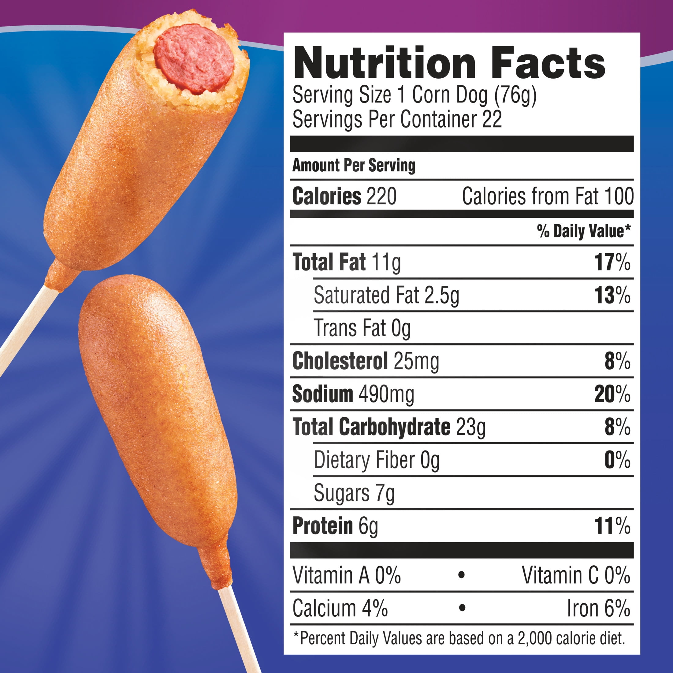 State Fair Classic Corn Dogs, 58.7 oz, 22 Count (Frozen)