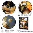 thumbnail image 3 of Designart "Ornate Vase Filled With Yellow Zinnias" Zinnias Floater Framed Wall Art Prints, 3 of 5