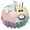 Dreamy Pastel Sky-2, variant on Dreamy Pastel Sky Round Tablecloth 60"x60",Wrinkle Wipeable Table Cloth for Kitchen Dining Room Picnic Patio Party