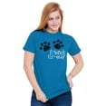 thumbnail image 3 of Friends Fur-Ever Pet Owner Cat Lady Women's Graphic T Shirt Tees Brisco Brands 3X, 3 of 6