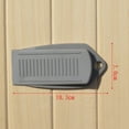 thumbnail image 5 of Safety Door Stop 3Pcs Gray,3×Door Stop,Door Stop Rubber Flexible Door Stop Wedge 3-Piece Boy Safety Lock Anti-Scratch, 5 of 8